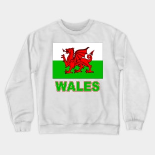 The Pride of Wales - Welsh Flag Design Crewneck Sweatshirt